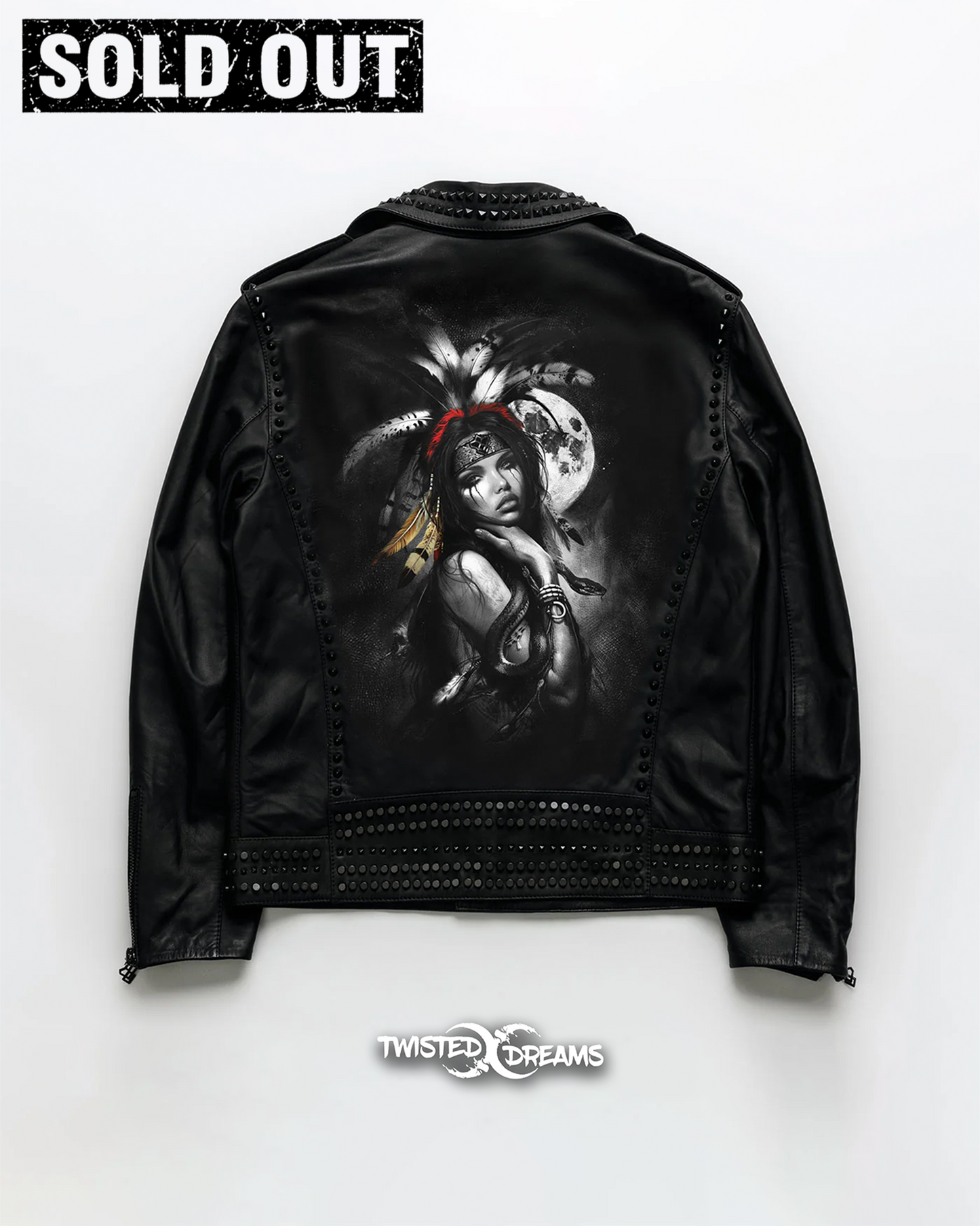 Native American Studded Leather Jacket