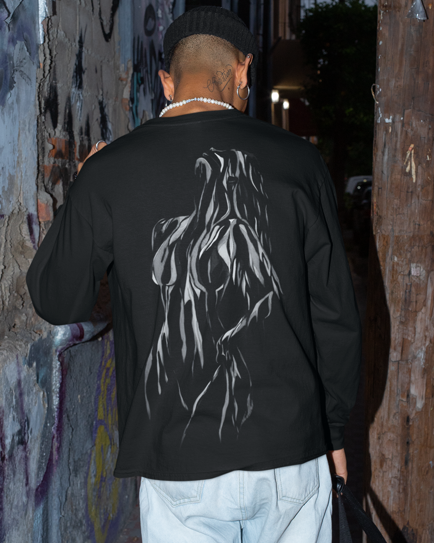 Melting Silhouette Tee